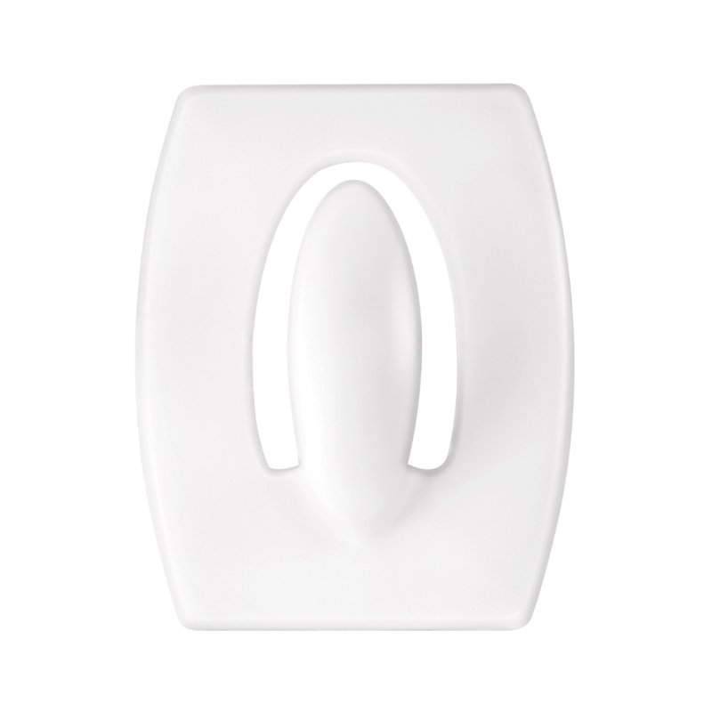 Command mini crochets plastique, blanc, 3 pièces