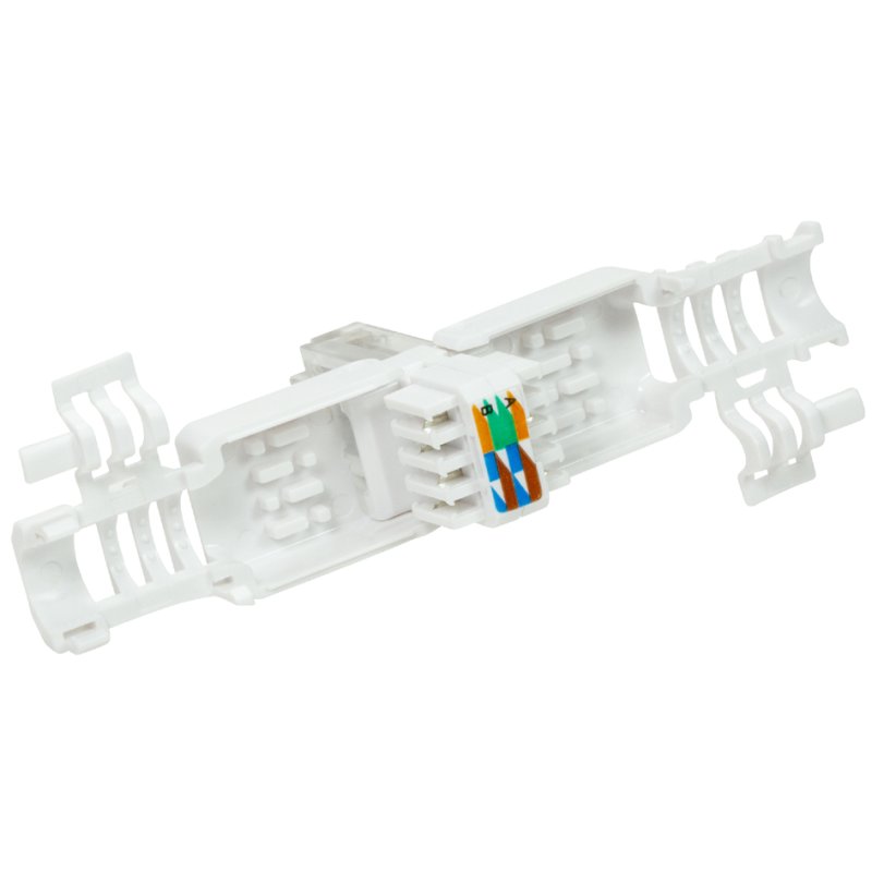 LogiLink Professional modular RJ45 connector Cat.6A, unshielded, white