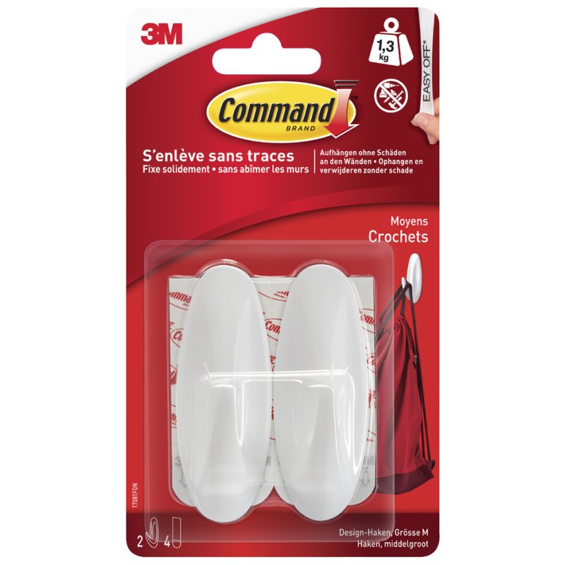 Command Crochet Designer, plastique, taille S, blanc