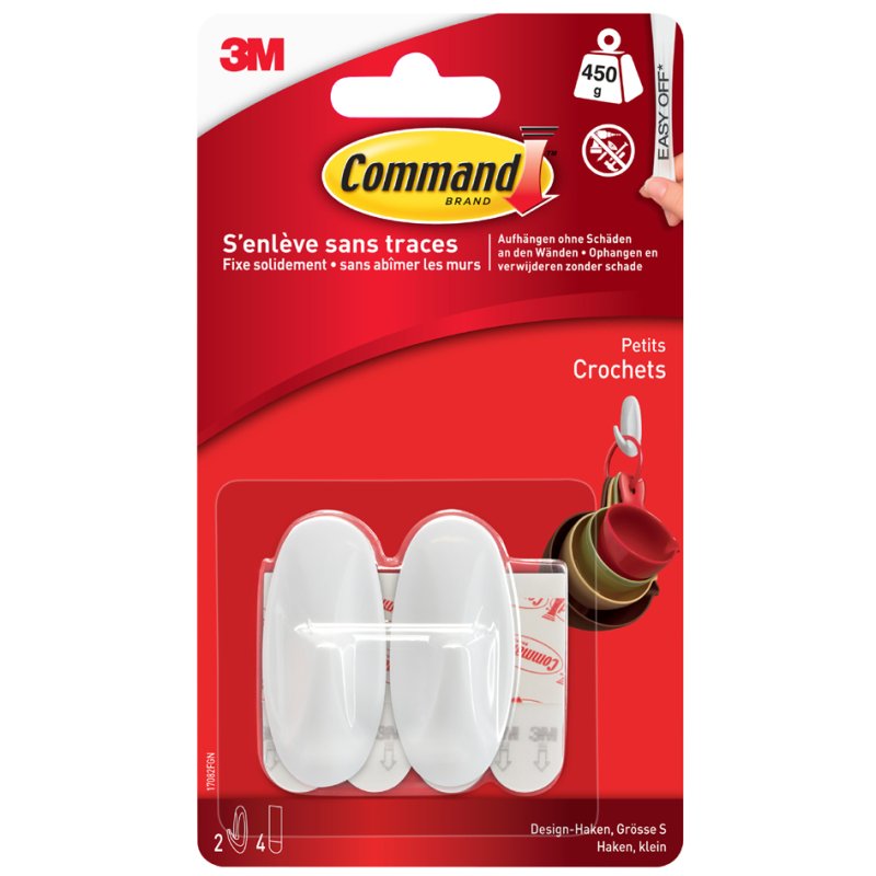 Command Crochet Designer, plastique, taille S, blanc