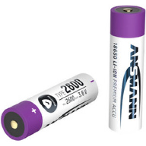 ANSMANN Li-Ion accu 18650, 3,6 V, 3500 mAh, beschermd