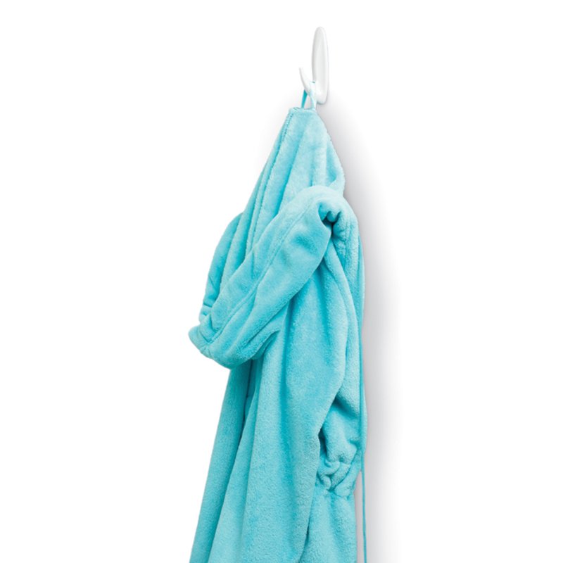 Command crochets de design salle de bain, blanc, grand, capacité de charge 2,2 kg