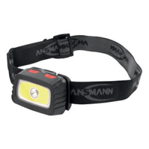 ANSMANN hoofdlamp HD200B, 200 lumen, IP44 waterdicht
