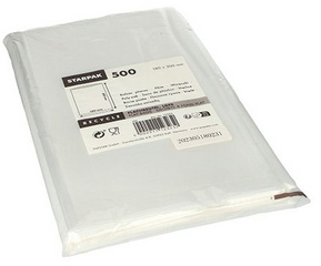 STARPAK platzakken, 280 × 400 mm, transparant, 500 stuks
