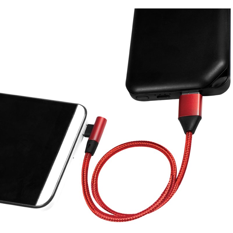 LogiLink Câble USB 2.0 USB-A vers Micro-USB, coudé, noir, 0,3 m