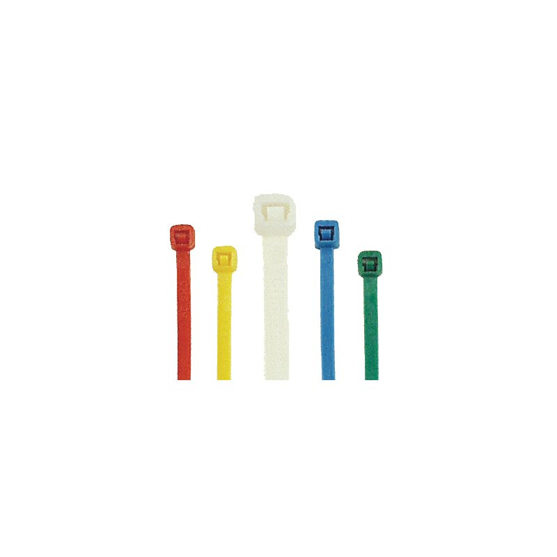 BRÜDER MANNESMANN Jeu de serre-câbles, 300 pièces, assorties colorées