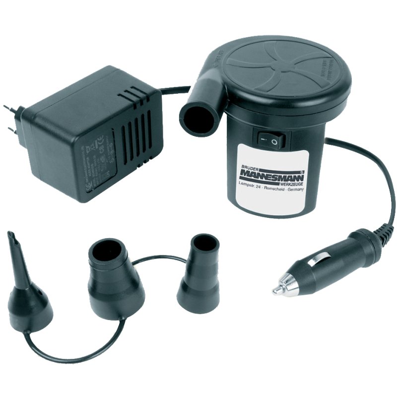 BRÜDER MANNESMANN pompe à air électrique, 210 l/min, 0,021 bar, noir