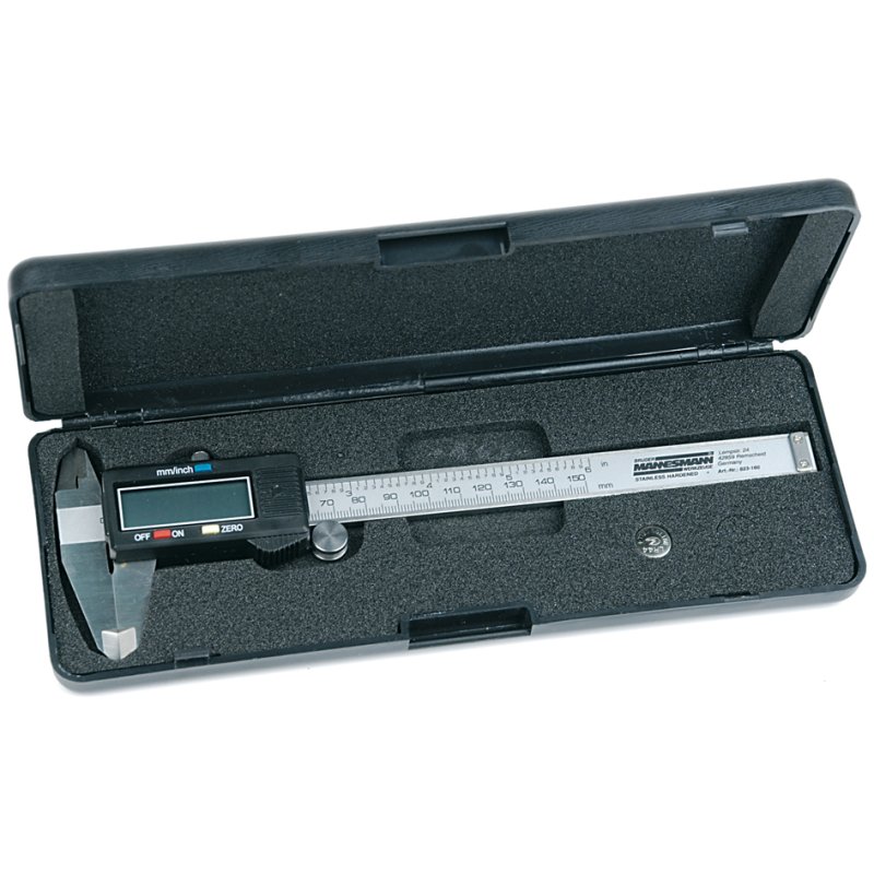 BRÜDER MANNESMANN digital vernier calliper, 0-150 mm, 0.01 mm resolution