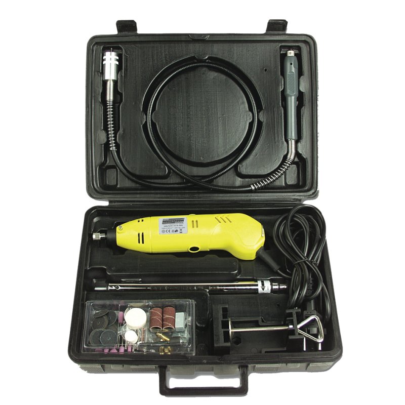 BRÜDER MANNESMANN multitool, variabele snelheid, zwart/geel