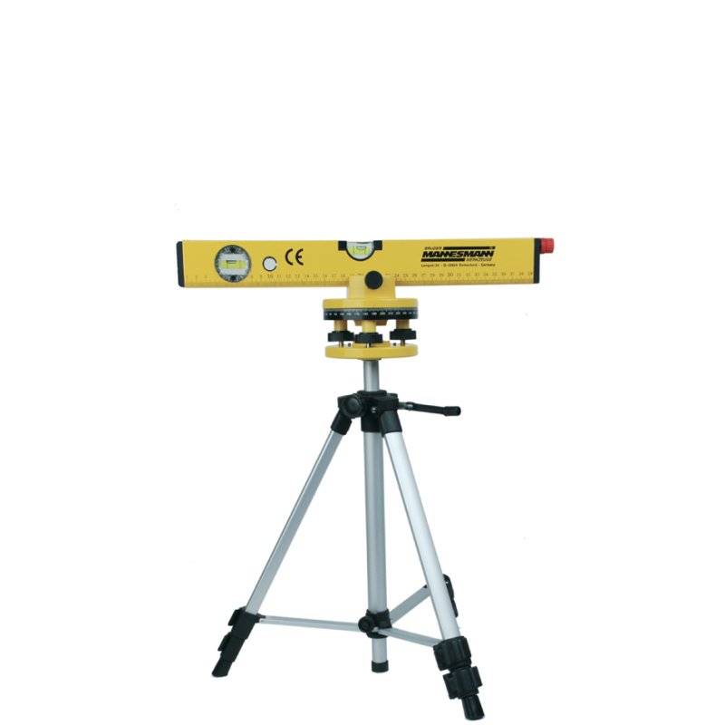 BRÜDER MANNESMANN laser level, telescopic tripod, 30 metre range