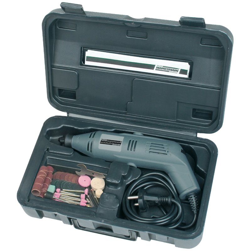 BRÜDER MANNESMANN coffret multitool, 50 pièces, noir/vert, avec coffret de rangement