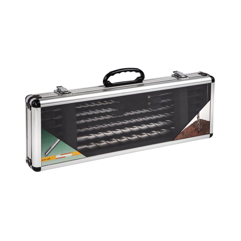 BRÜDER MANNESMANN masonry drill bit set, SDS-Plus, in case