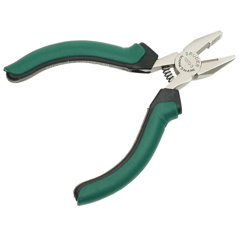 BRÜDER MANNESMANN combinatietang, groen/zilver/zwart