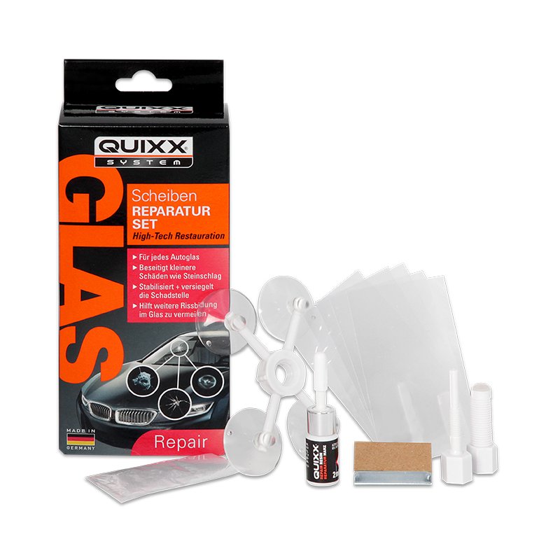 QUIXX autoruitreparatieset, 7-delig, steenslag reparatie