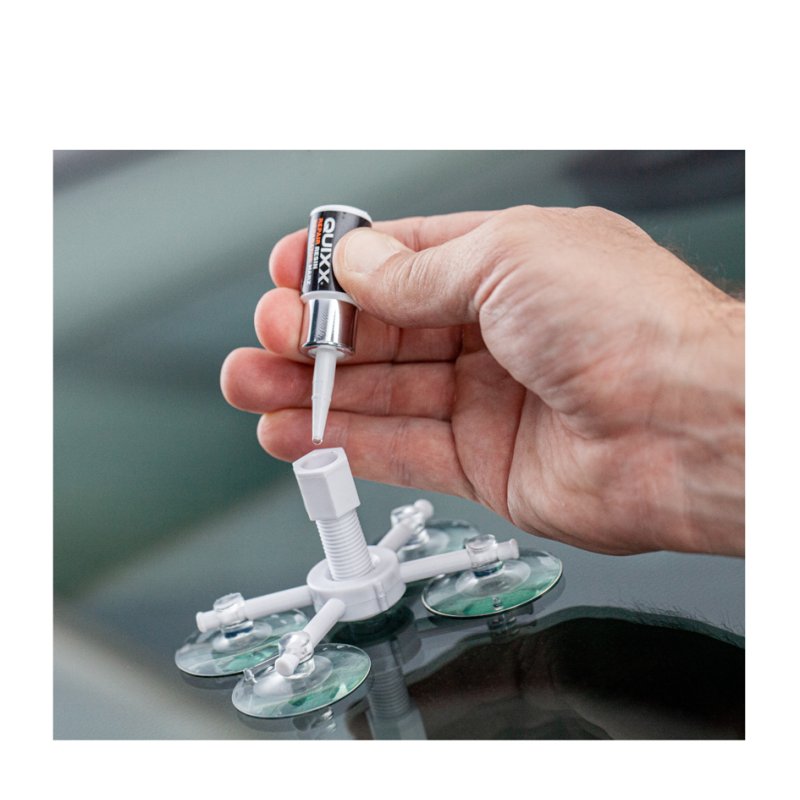 QUIXX autoruitreparatieset, 7-delig, steenslag reparatie