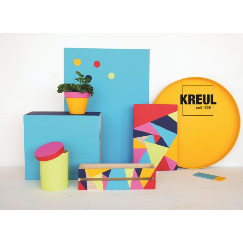 KREUL peinture acrylique mate Color Living set, 6 x 20 ml, 6 couleurs