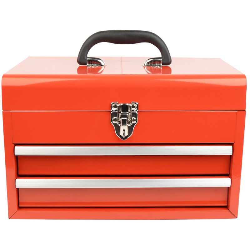 BRÜDER MANNESMANN kit d'outils, 155 pièces, avec perceuse-visseuse, rouge