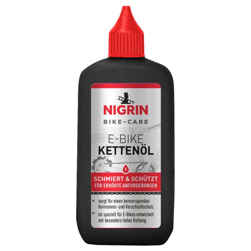 NIGRIN chain oil for e-bikes, 100 ml, high adhesion