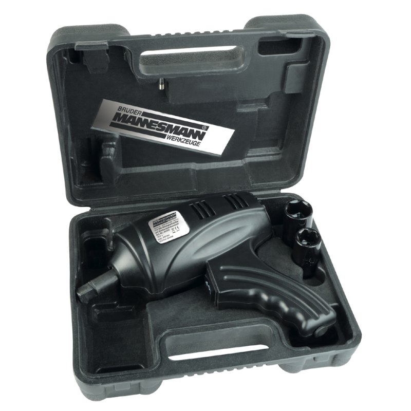 BRÜDER MANNESMANN clé à choc 12V, 340 Nm, affichage numérique, en coffret