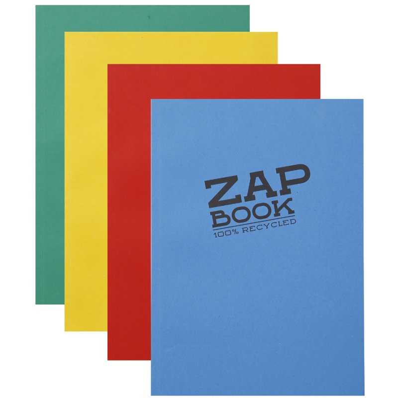 Clairefontaine bloc de croquis ZAP BOOK, A4, 80 g/m², 160 feuilles