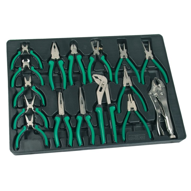 BRÜDER MANNESMANN GREEN LINE workshop trolley, 321-piece, green, 7 drawers