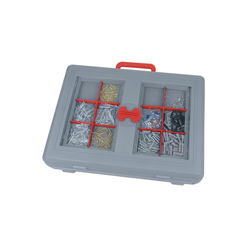 BRÜDER MANNESMANN tool set, plastic case with small parts assortment