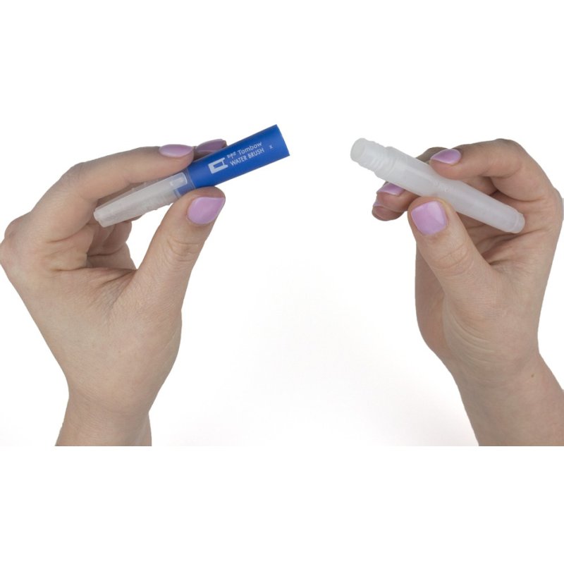 TOMBOW waterpenseeltje, plat, 6 ml, aquareltechnieken