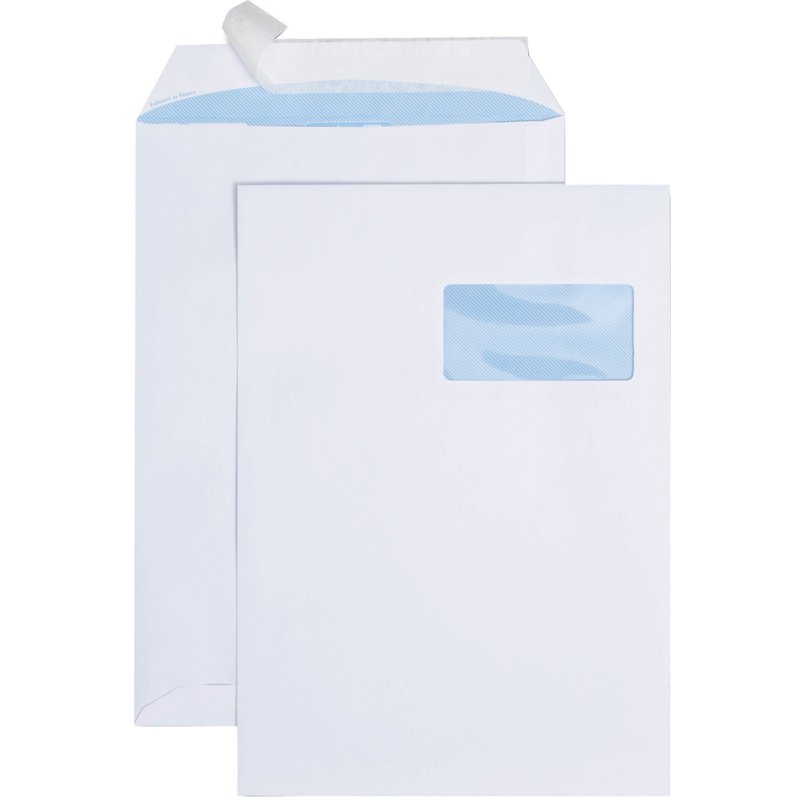 GPV Enveloppes d'expédition Premier, format C4, avec fenêtre, 250 pièces