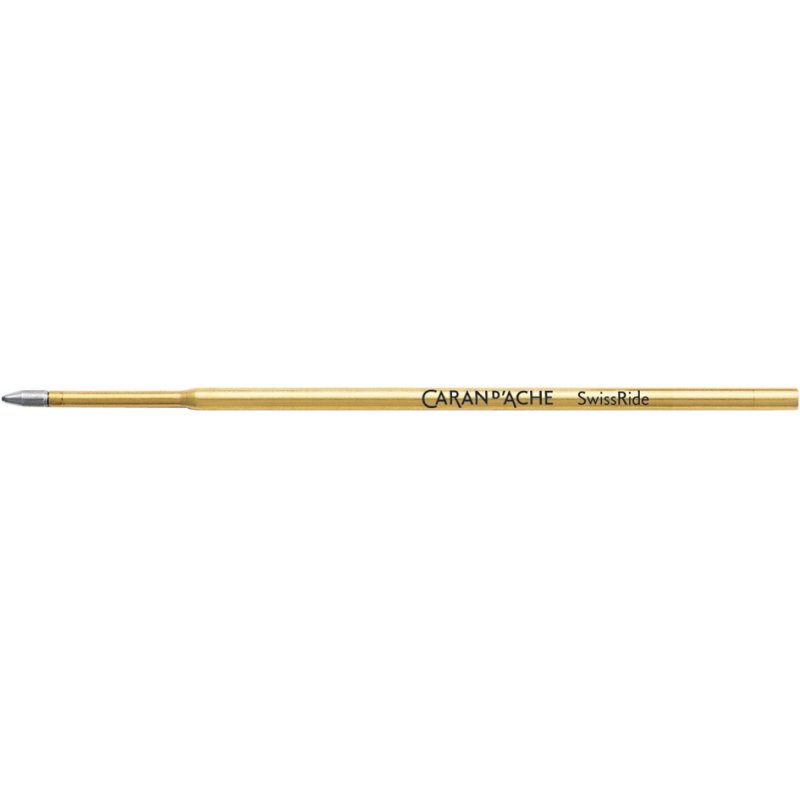 Caran d'Ache recharge stylo SwissRide, bleu, 6 pièces