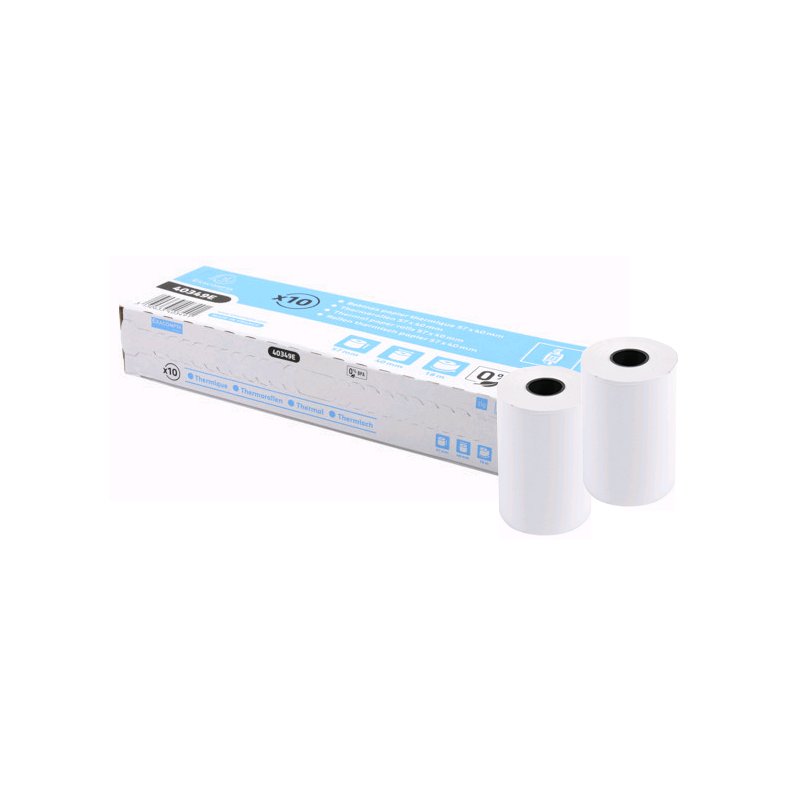 EXACOMPTA kasrollen thermisch, 57×76 mm, 1-laags, 10 stuks