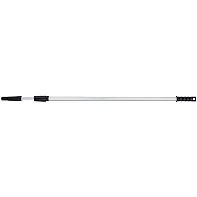 WESTEX telescopic pole standard, silver/black, up to 200 cm, aluminium