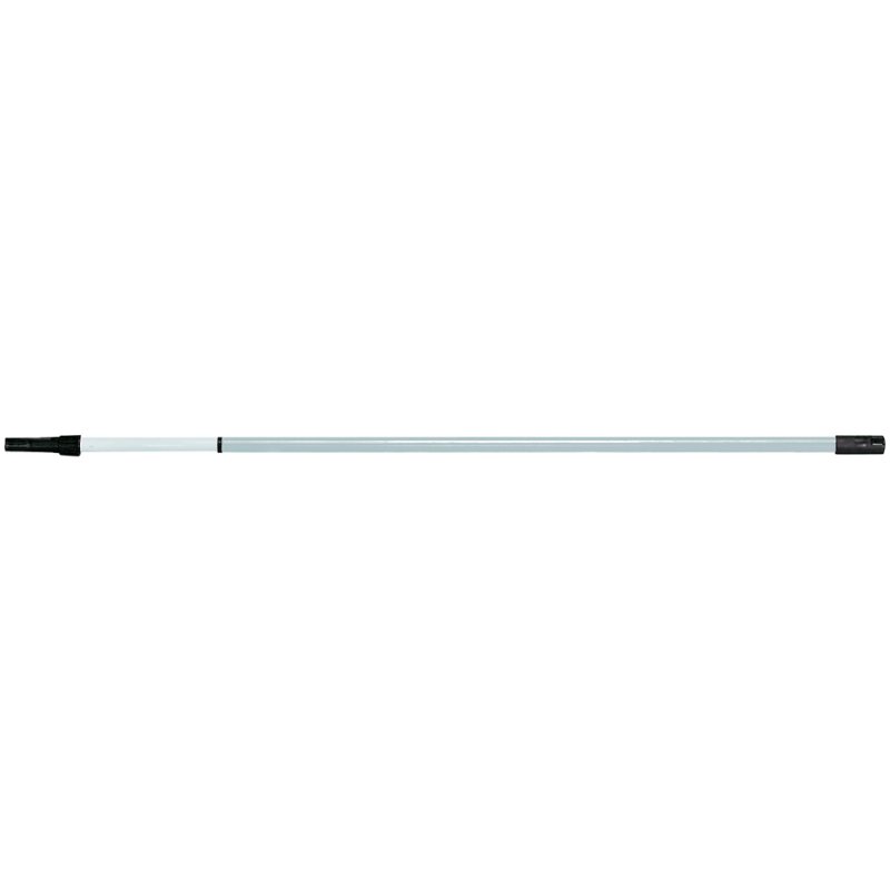 WESTEX telescopic pole, silver/black, 115-200 cm, D25 steel, powder-coated