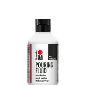 Marabu Pouring Fluid acrylmedium, waterbasis, 250 ml