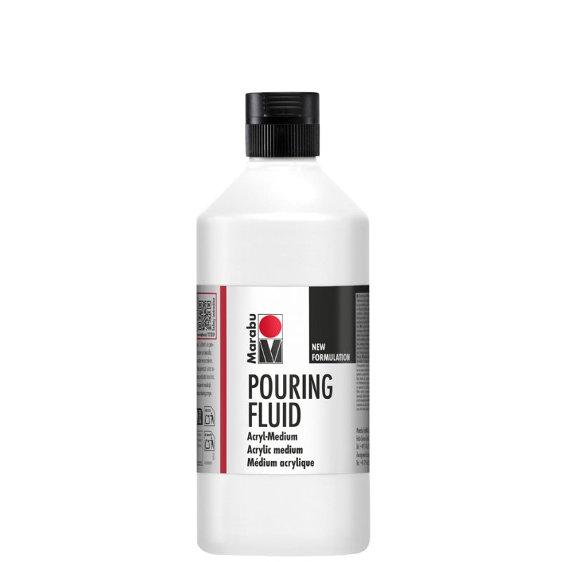 Marabu Pouring Fluid acrylmedium, waterbasis, 250 ml