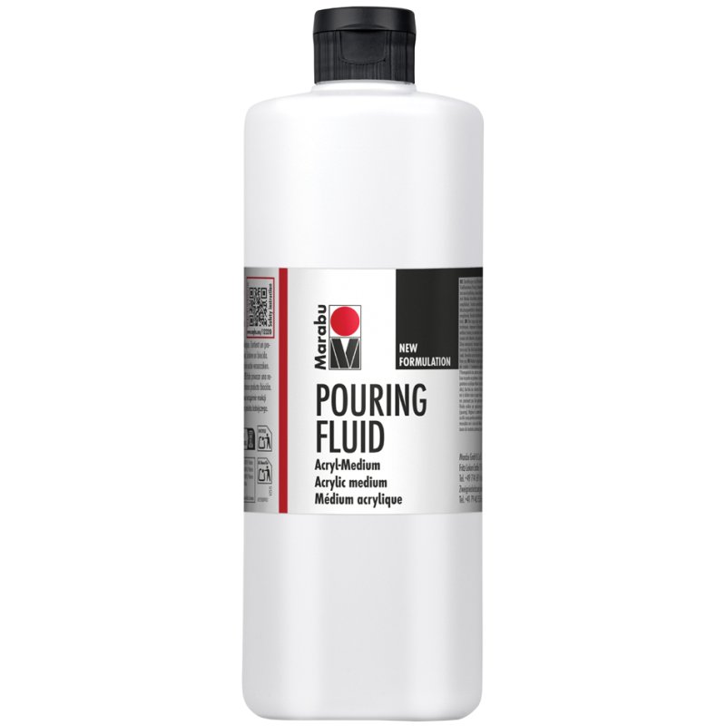 Marabu Pouring Fluid acrylmedium, waterbasis, 250 ml