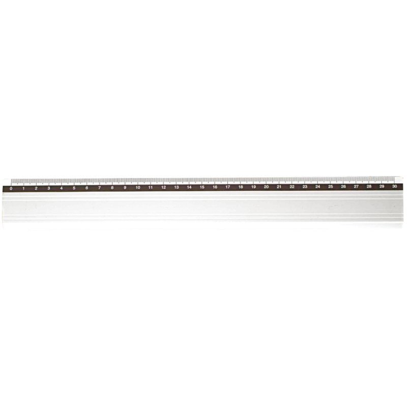 Wonday règle de coupe aluminium, 80 cm, arête de coupe en acier