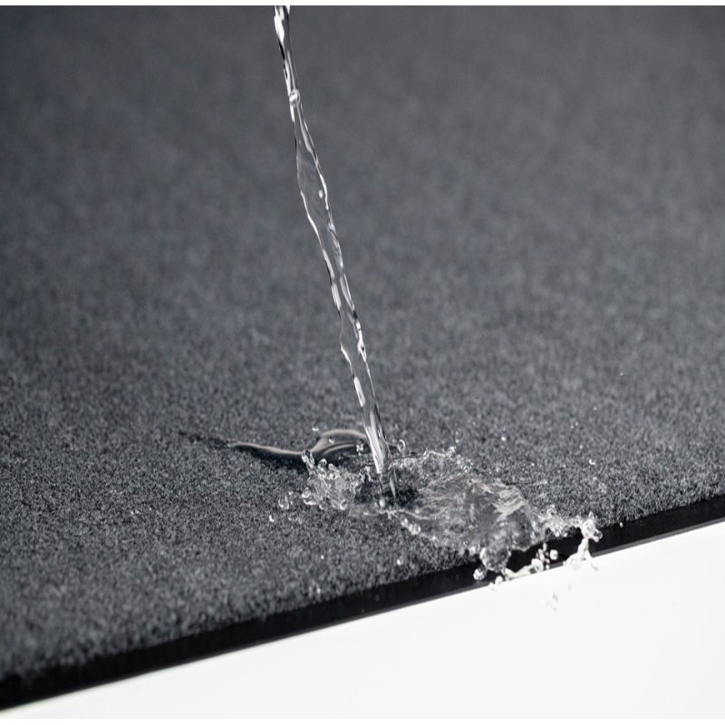 miltex tapis de récupération des salissures EAZYCARE AQUA, gris, 1200 mm × 20 m, 9 mm d'épaisseur