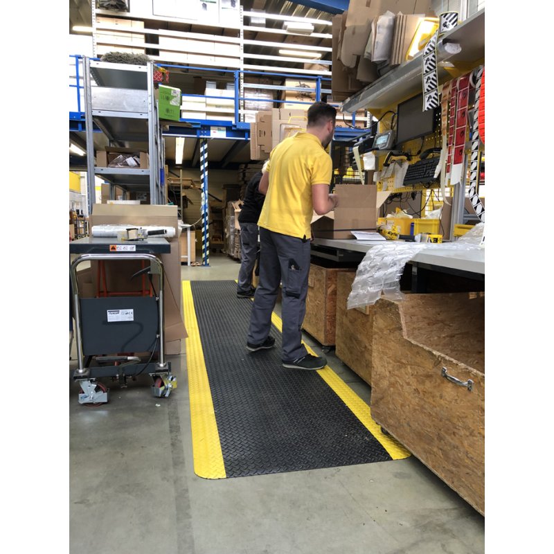 miltex tapis de travail Yoga Extrême, 90×150 cm, antidérapant, 14 mm épais