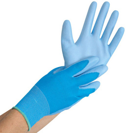 HYGOSTAR werkhandschoen Ultra Flex Hand, blauw, maat M, 12 paar