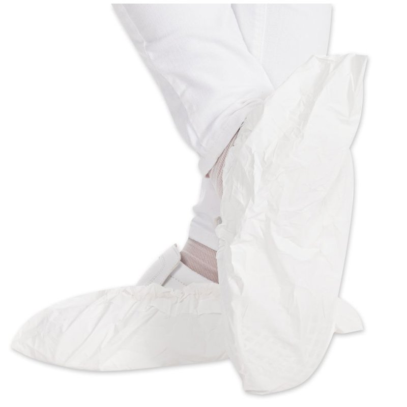HYGOSTAR CPE overschoenen anti-slip, wit, 50 stuks