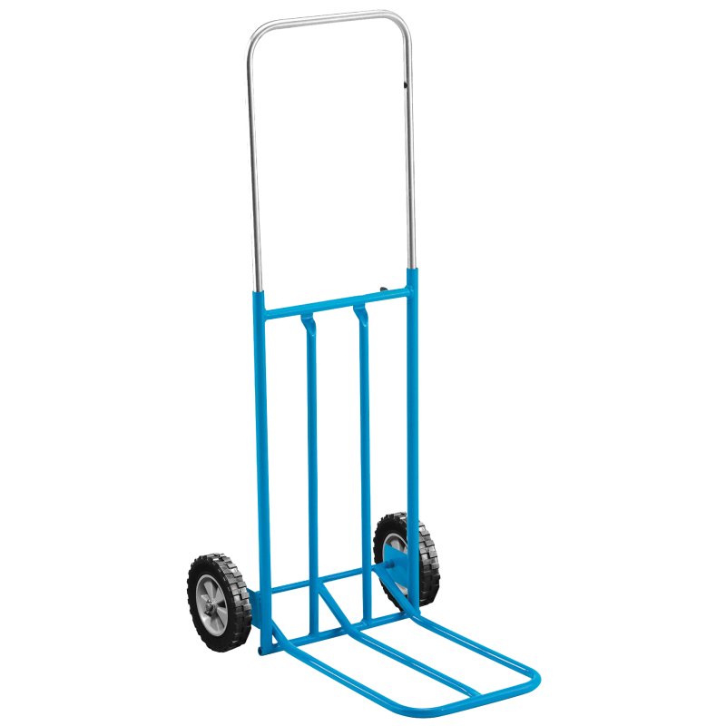 Wonday chariot de transport pliable, capacité de charge 80 kg, bleu/argent