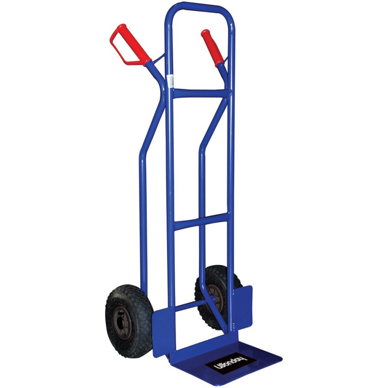 Wonday trolley, powder-coated steel, blue, 180 kg load capacity