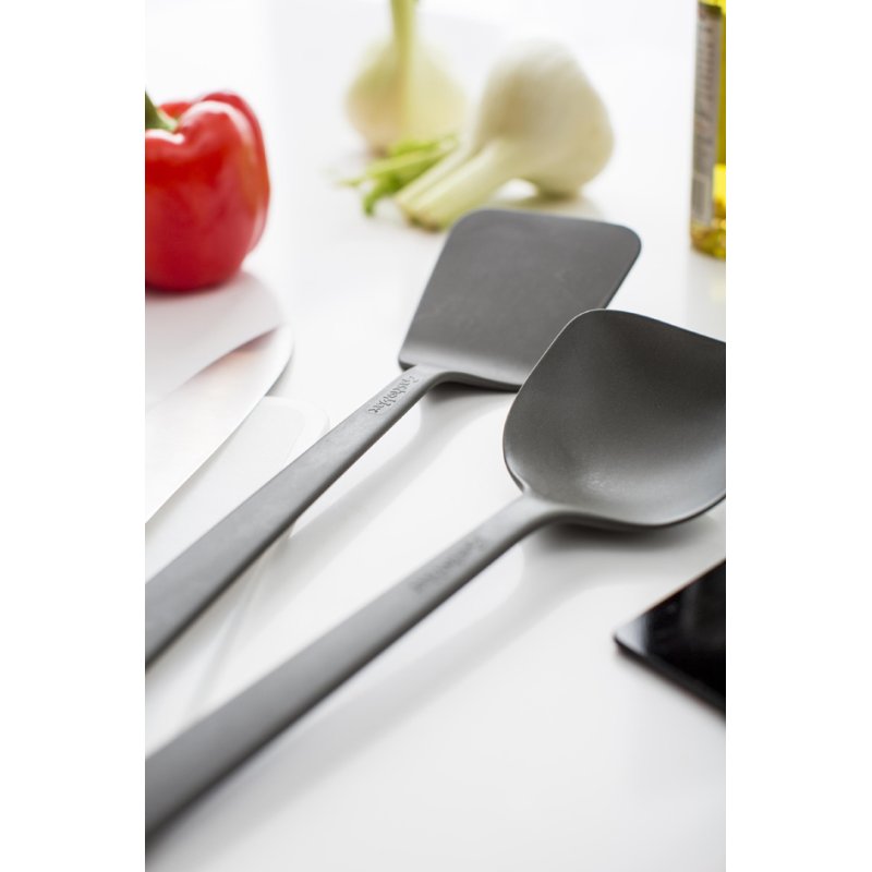 GastroMax chefskrabber grijs, extra lang, hittebestendig 260°C
