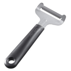 GastroMax kaasrasp voor zachte kaas, zwart/edelstaal, 75×15×175 mm