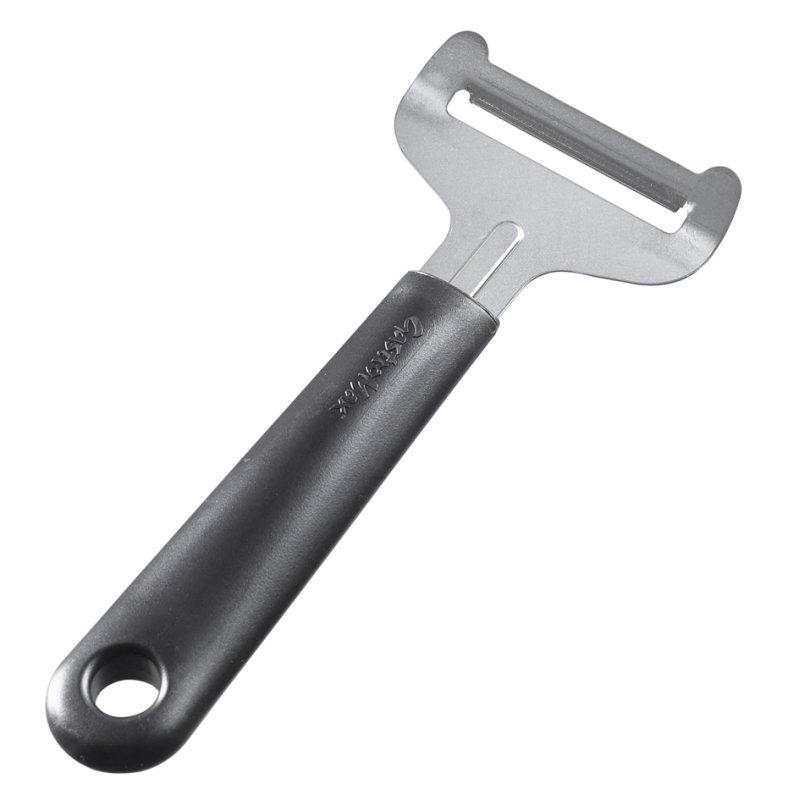 GastroMax kaasrasp voor zachte kaas, zwart/edelstaal, 75×15×175 mm