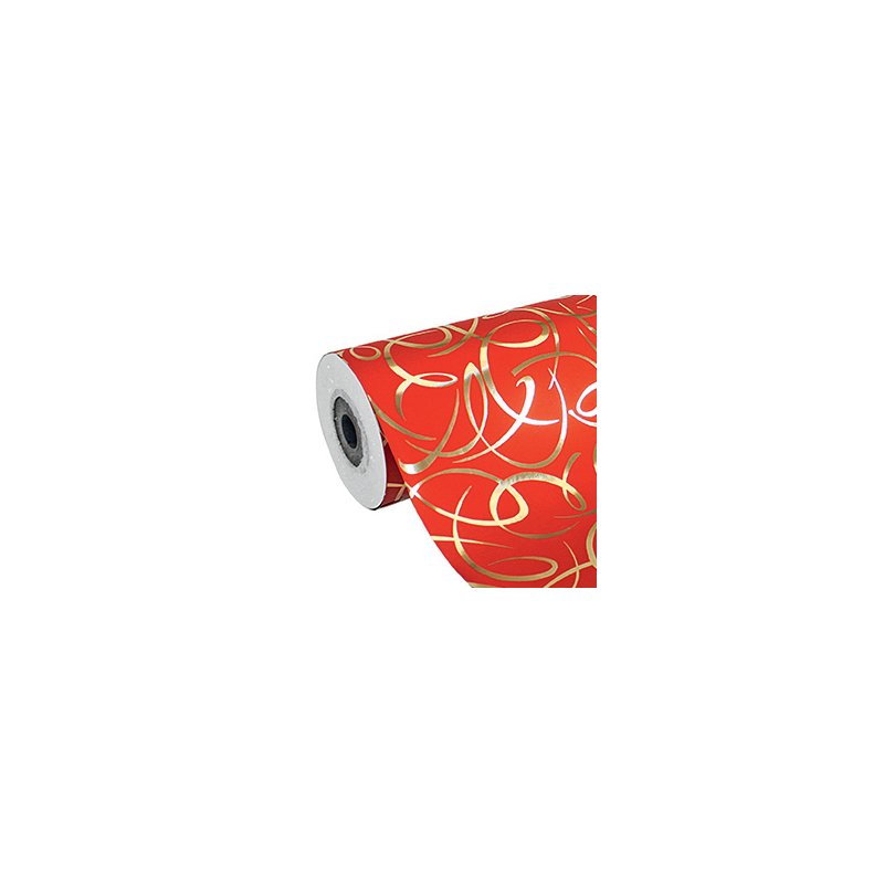 Clairefontaine papier cadeau Arabesque, rouge, 700 mm × 50 m, secarerol