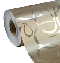 Clairefontaine cadeaupapier Arabesque blauw, secare-rol, 700 mm × 50 m