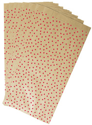 Clairefontaine papieren zakken Golven, blokbodem, kraftpapier, 120×45×240 mm, 50 stuks