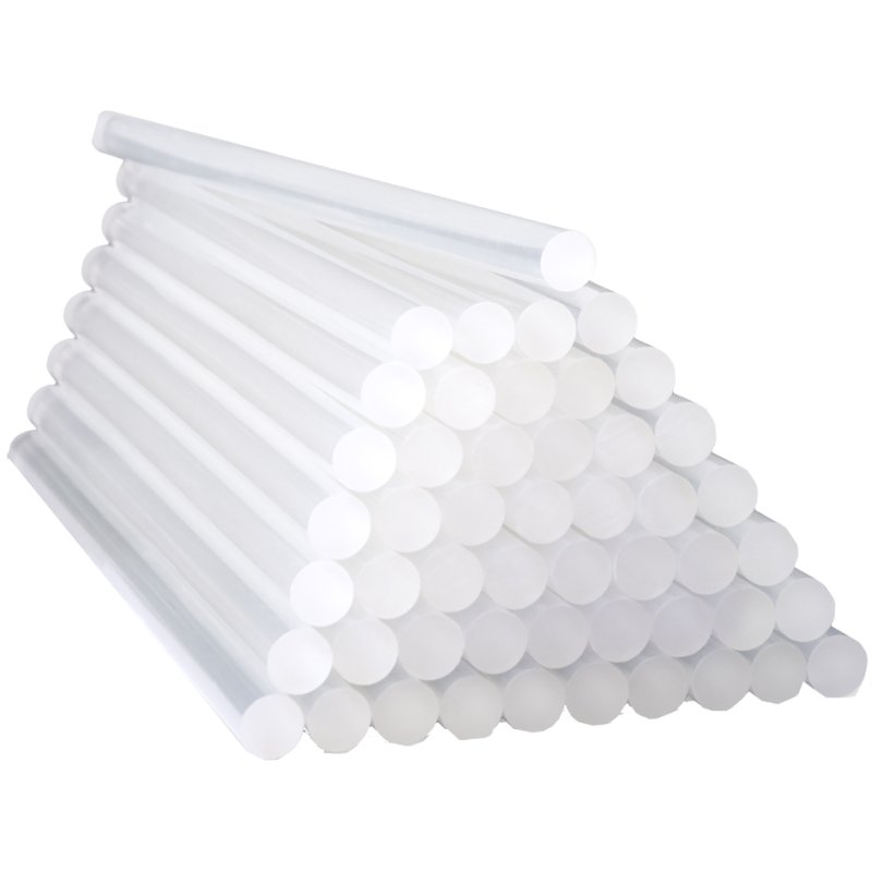 RAPESCO glue sticks type H, transparent, 7 mm, 50 pieces