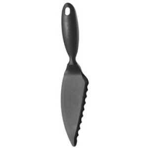 GastroMax taartschep, zwart, vaatwasserbestendig, 55×40×275 mm